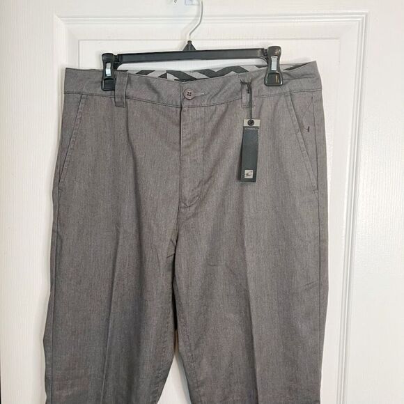 O'Neill NWT Flat Front Straight Fit Hi Rise Pocket Lightweight Trouser Pants - Picture 3 of 13